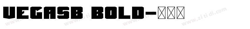 VegaSB Bold字体转换